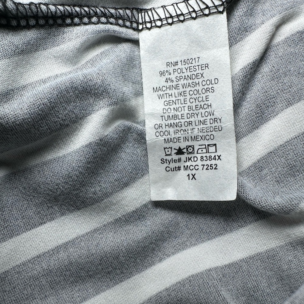 Vibe Black and White Striped Maxi Dress - Picture 6 of 6